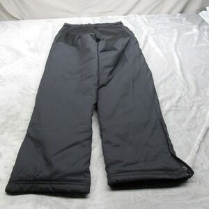 LL Bean Snow Pants Kid 14 Black Insulated Waterproof Cold Buster Snowboard 28x30